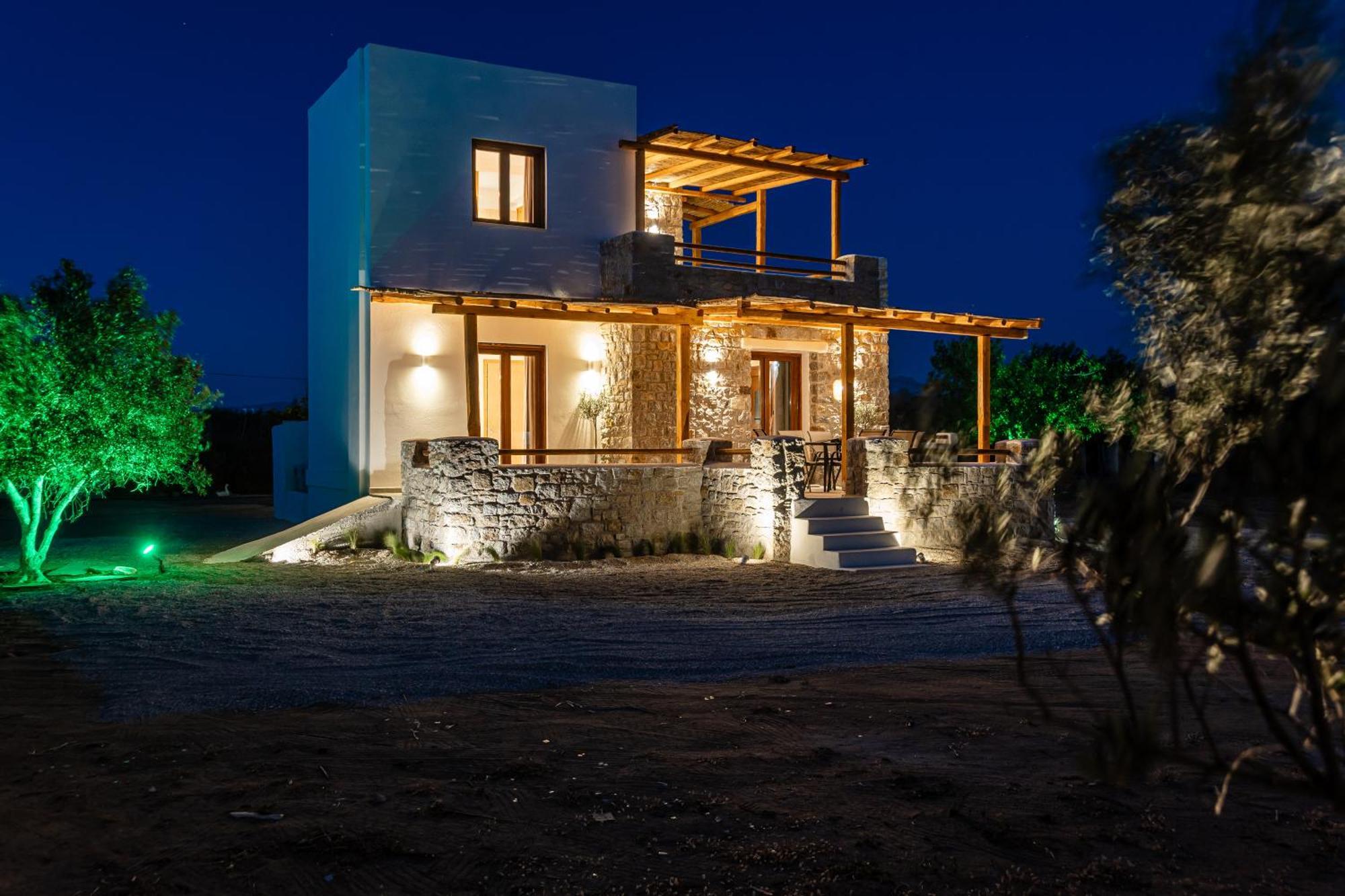 Naxos Beachwalk Villa Plaka Maragkas Kültér fotó