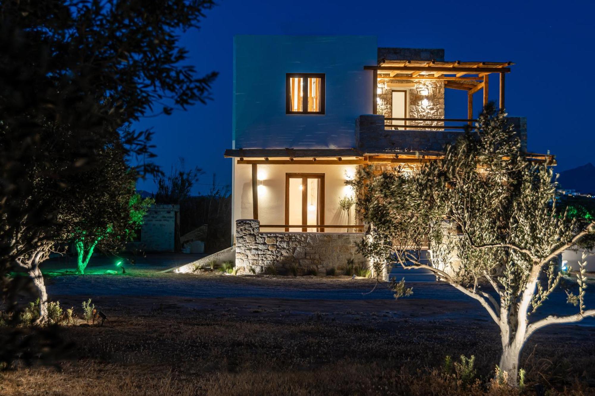 Naxos Beachwalk Villa Plaka Maragkas Kültér fotó