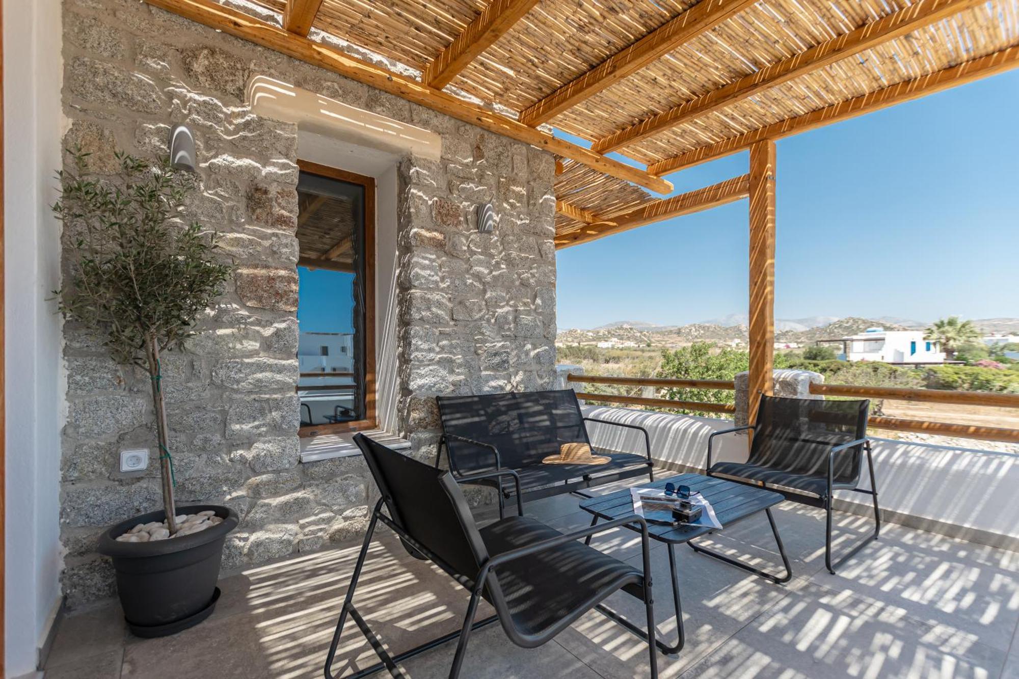 Naxos Beachwalk Villa Plaka Maragkas Kültér fotó