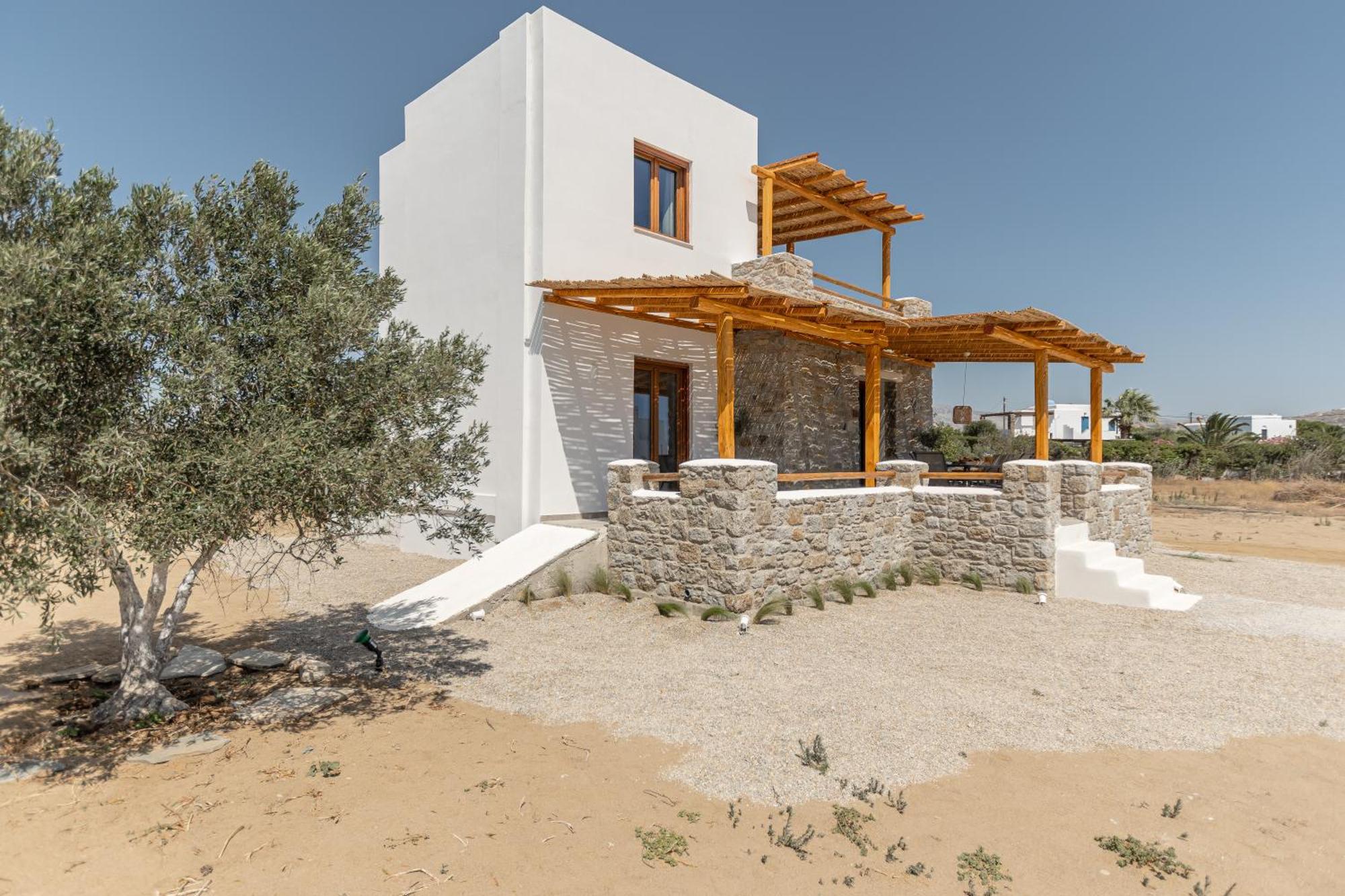 Naxos Beachwalk Villa Plaka Maragkas Kültér fotó