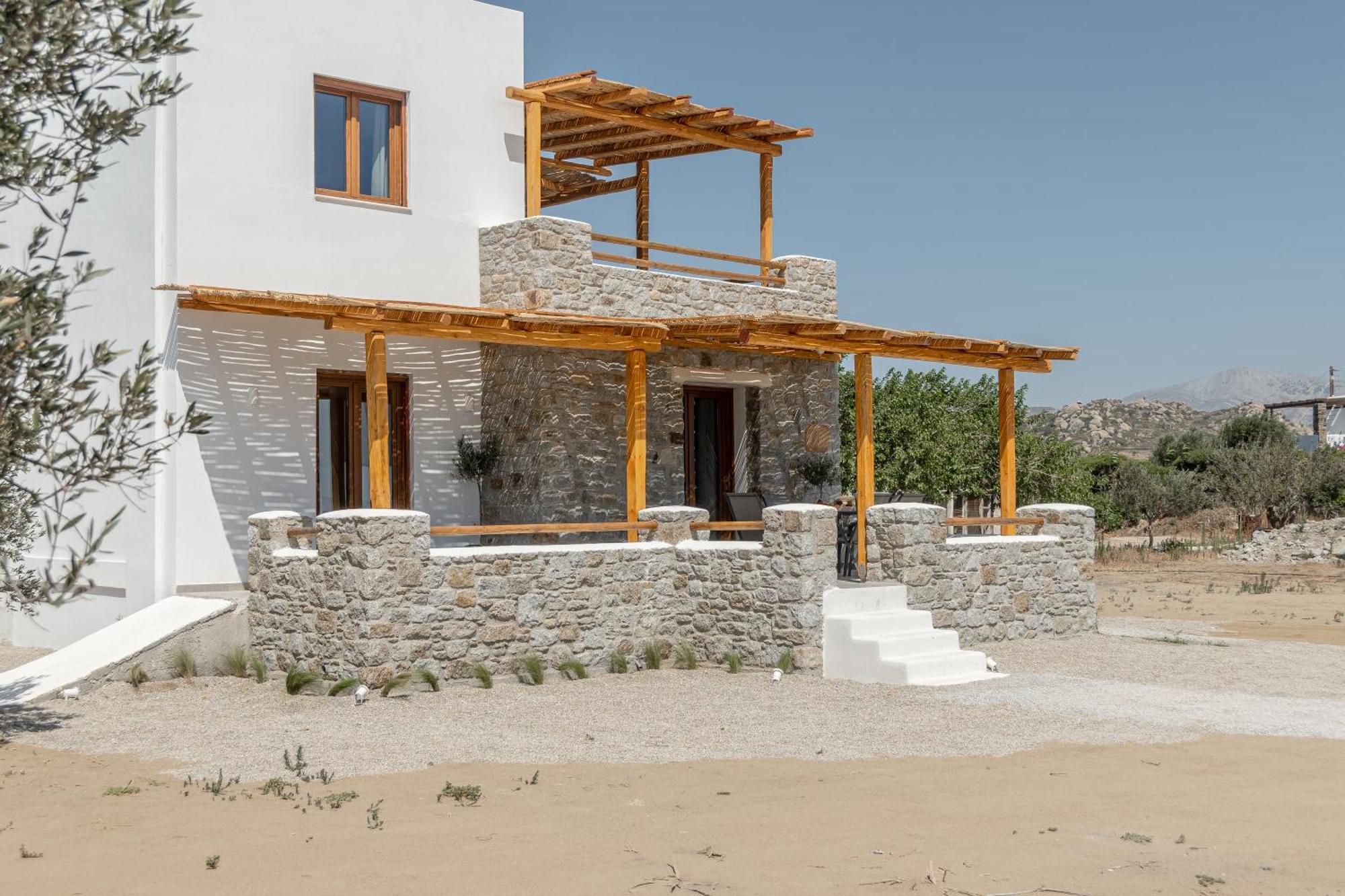 Naxos Beachwalk Villa Plaka Maragkas Kültér fotó