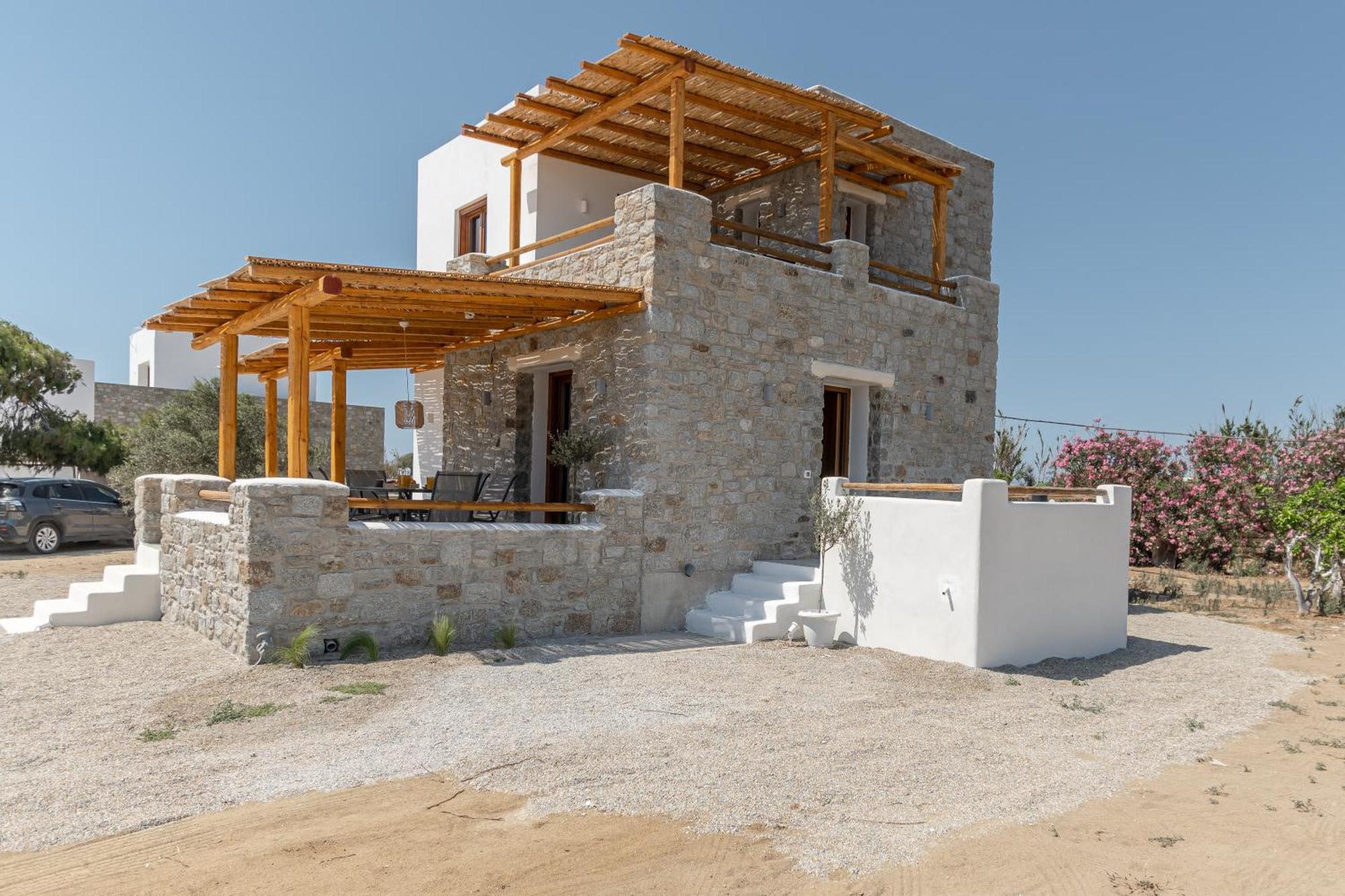 Naxos Beachwalk Villa Plaka Maragkas Kültér fotó