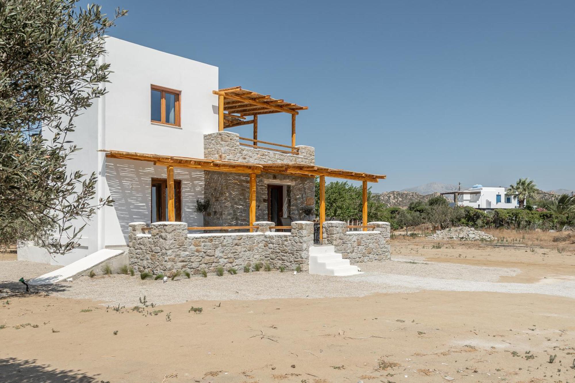 Naxos Beachwalk Villa Plaka Maragkas Kültér fotó