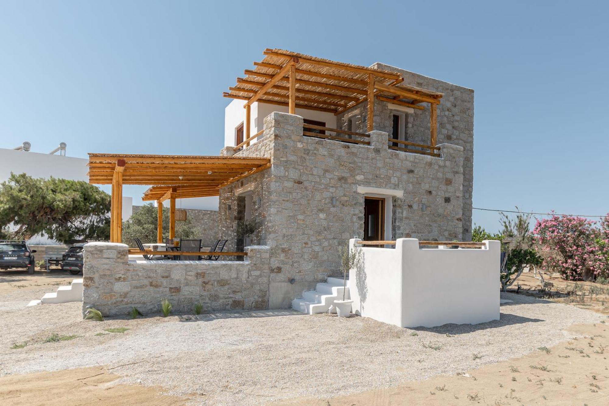 Naxos Beachwalk Villa Plaka Maragkas Kültér fotó